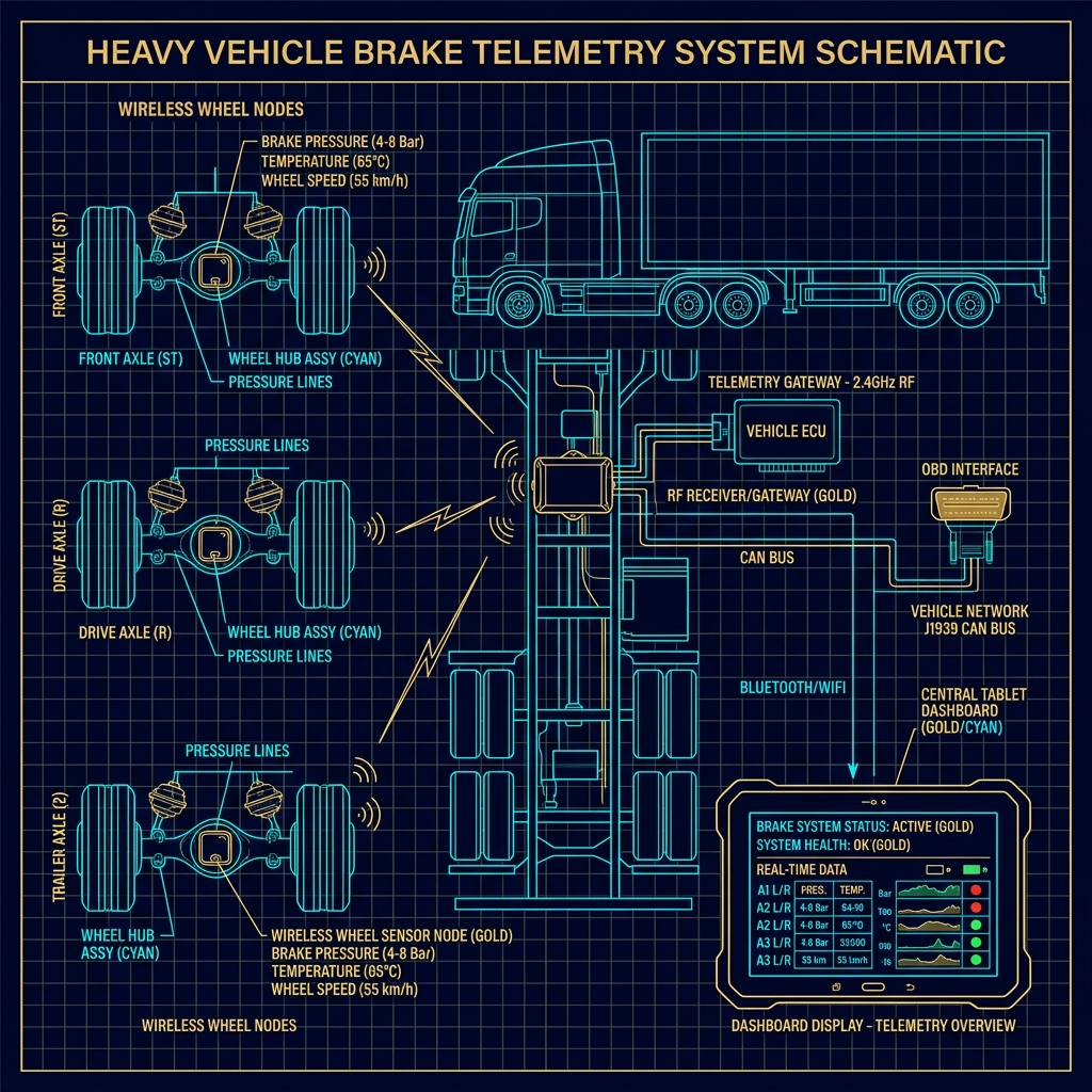 NetBrake Oracle Telemetry Schematic